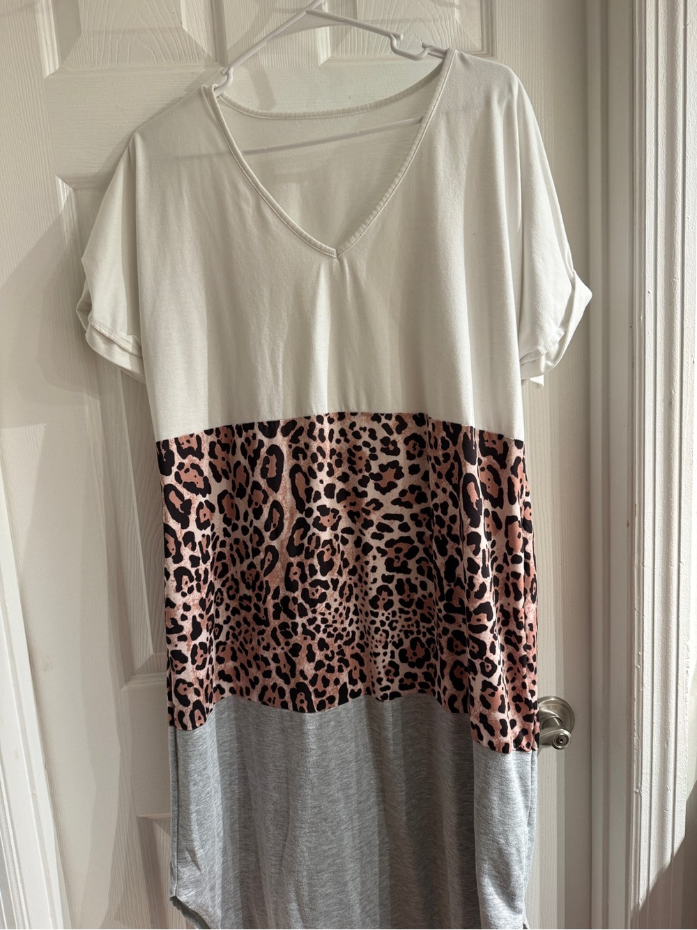 Leopard Print Maxi Dress XL